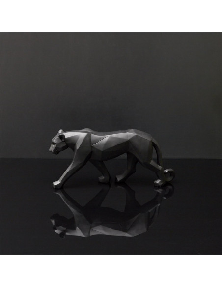 INTESI FIGURKA PANTERA ORIGAMI CZARNA 40CM