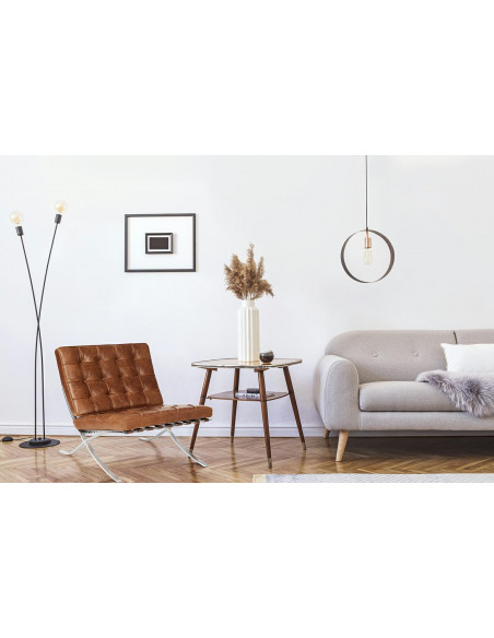 D2.DESIGN FOTEL BA1 BRĄZOWY JASNY VINTAGE