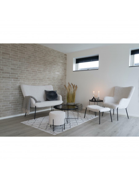 INTESI FOTEL GLASGOW BIAŁY