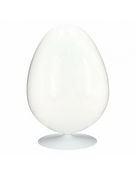 D2.DESIGN FOTEL OVALIA CHAIR BIAŁO CZARNY