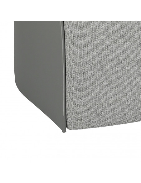 INTESI FOTEL Z PODNÓŻKIEM PURI SZARY