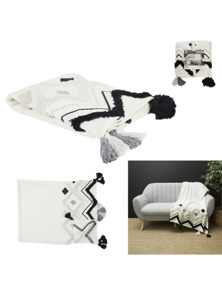 INTESI KOC BOHO DOMPU BAWEŁNIANY 130X170