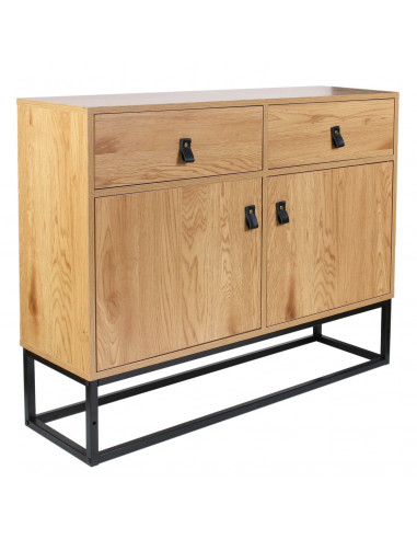 INTESI KOMODA ABBOTT DĄB/CZARNA