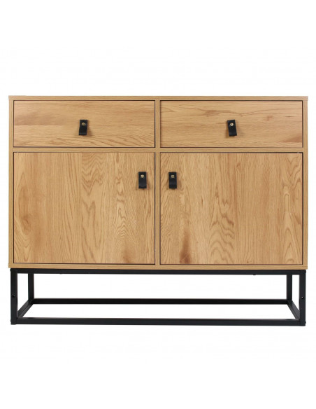 INTESI KOMODA ABBOTT DĄB/CZARNA