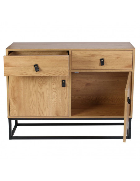 INTESI KOMODA ABBOTT DĄB/CZARNA