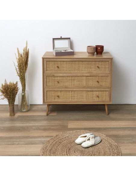 INTESI KOMODA BALI TRZY SZUFLADY