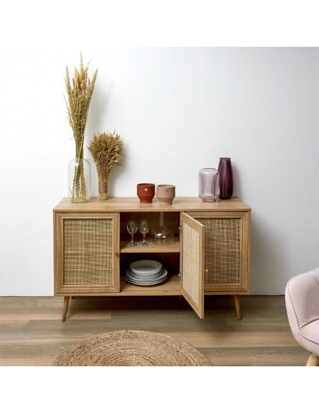 INTESI KOMODA BALI TRZYDRZWIOWA NATURALNA