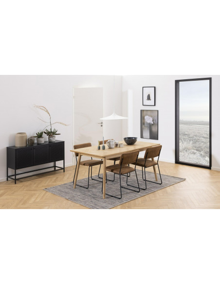 ACTONA KOMODA NEWCASTLE II CZARNA