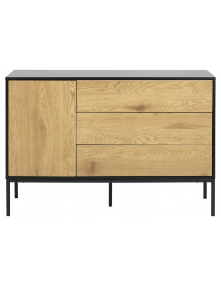 ACTONA KOMODA SEAFORD I CZARNA DĄB NATURALNY