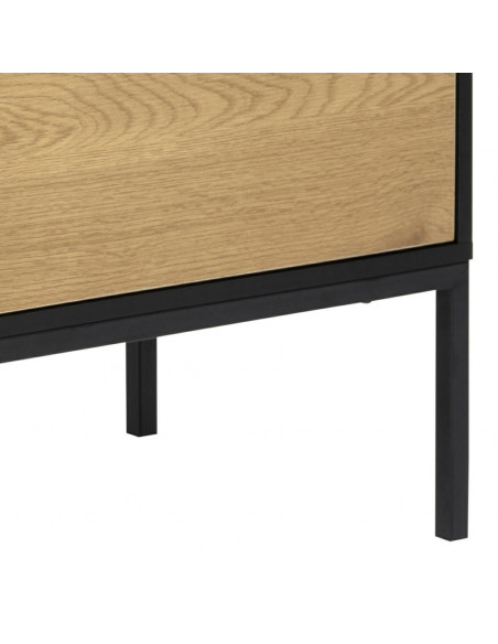 ACTONA KOMODA SEAFORD I CZARNA DĄB NATURALNY