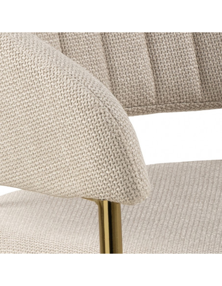 ACTONA KRZESŁO ANN BEŻOWE/ZŁOTE