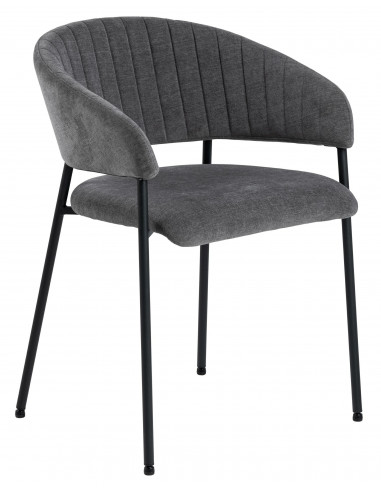 ACTONA KRZESŁO ANN SZARE/CZARNE