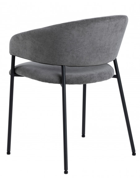 ACTONA KRZESŁO ANN SZARE/CZARNE