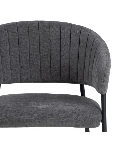 ACTONA KRZESŁO ANN SZARE/CZARNE