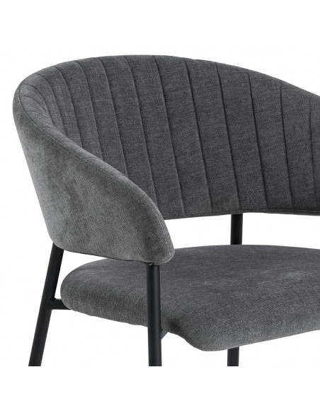 ACTONA KRZESŁO ANN SZARE/CZARNE