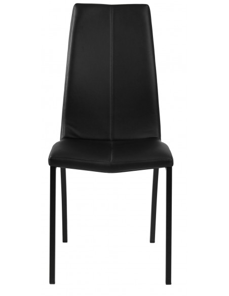 ACTONA KRZESŁO ASAMA BLACK PU CZARNE NOGI