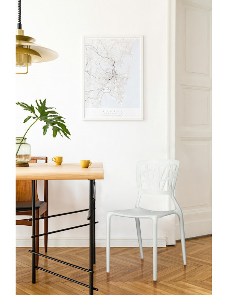 D2.DESIGN KRZESŁO BUSH BIAŁE