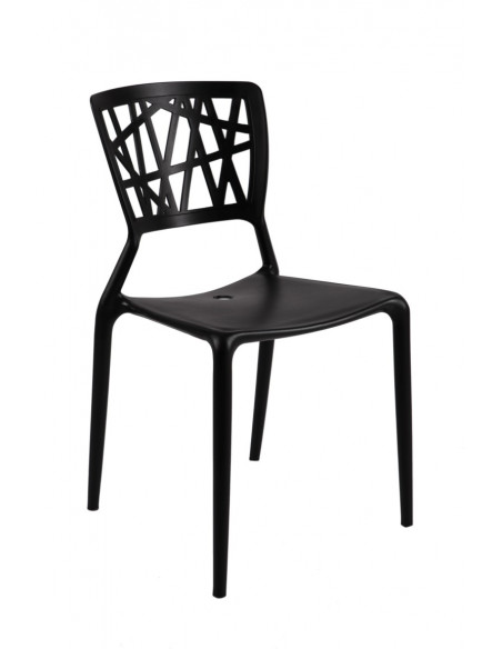 D2.DESIGN KRZESŁO BUSH CZARNE