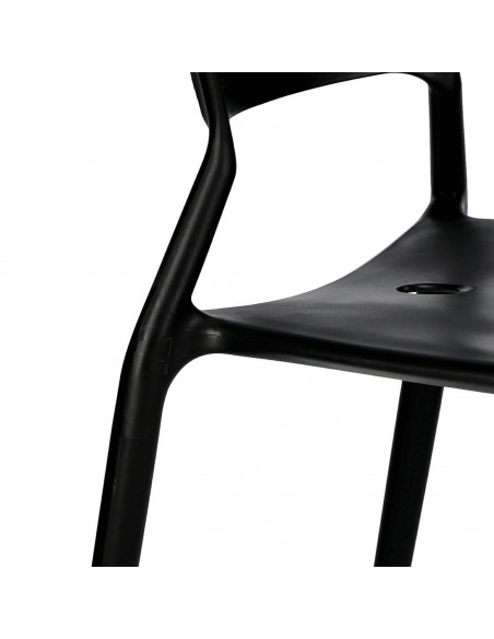 D2.DESIGN KRZESŁO BUSH CZARNE