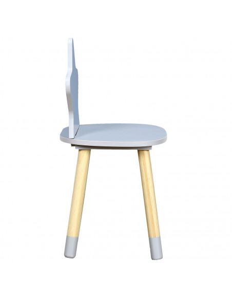 INTESI KRZESŁO DZIECIĘCE PUPPE SZARE