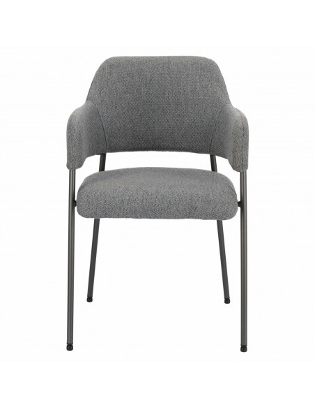 INTESI KRZESŁO GATO CIEMNOSZARE