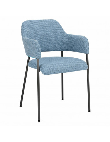 INTESI KRZESŁO GATO NIEBIESKIE