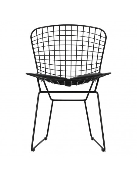 D2.DESIGN KRZESŁO HARRY CZARNE / CZARNA PODUSZKA