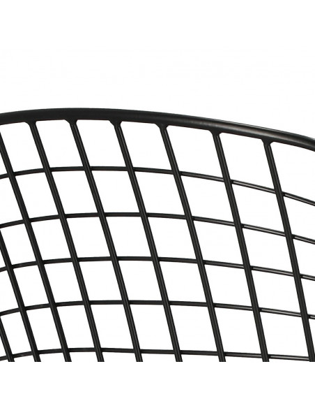 D2.DESIGN KRZESŁO HARRY CZARNE / CZARNA PODUSZKA