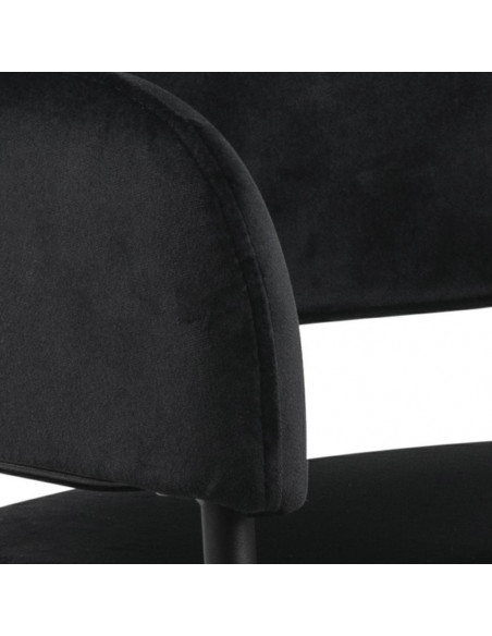 ACTONA KRZESŁO LIMA Z PODŁOKIETNIKAMI CZARNE