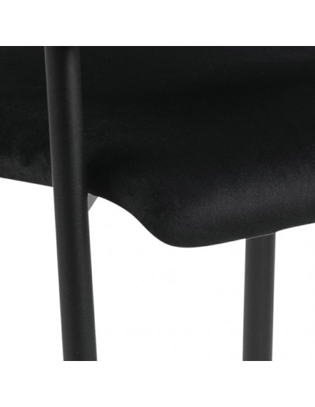 ACTONA KRZESŁO LIMA Z PODŁOKIETNIKAMI CZARNE