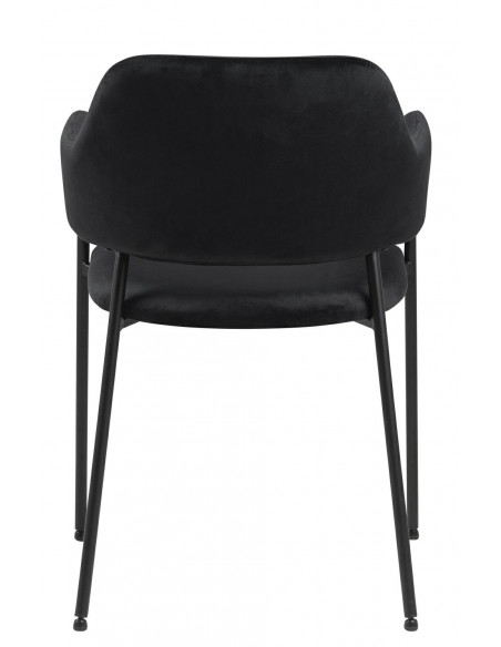 ACTONA KRZESŁO LIMA Z PODŁOKIETNIKAMI CZARNE