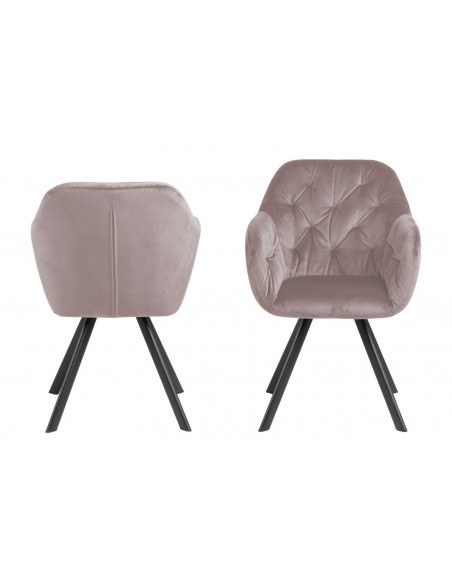 ACTONA KRZESŁO LOLA VIC DUSTY ROSE AUTO RETURN