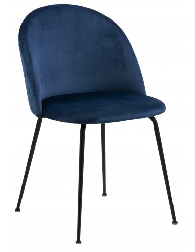 ACTONA KRZESŁO LOUISE DARK BLUE