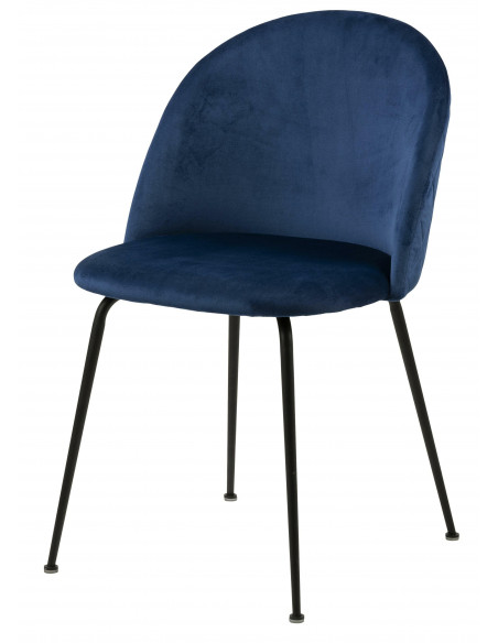 ACTONA KRZESŁO LOUISE DARK BLUE