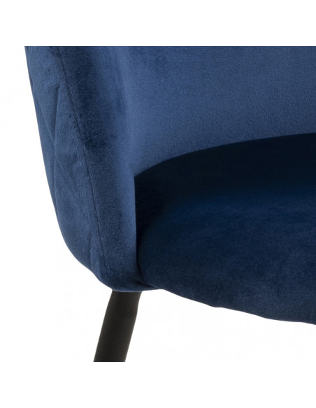 ACTONA KRZESŁO LOUISE DARK BLUE