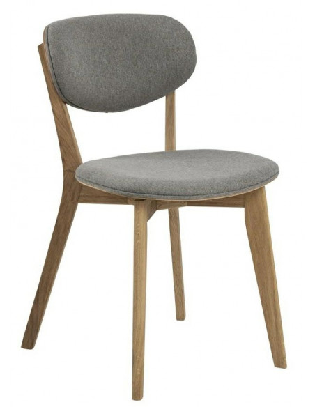 ACTONA KRZESŁO MINSK SZARE/ DĄB