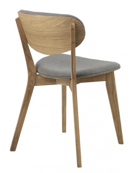 ACTONA KRZESŁO MINSK SZARE/ DĄB