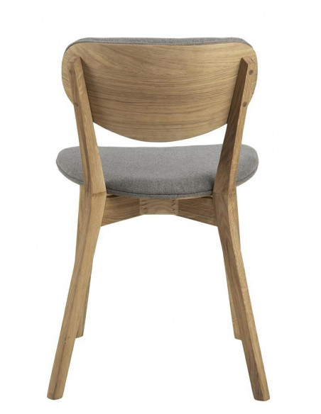 ACTONA KRZESŁO MINSK SZARE/ DĄB