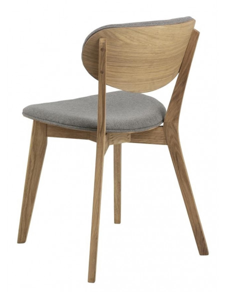 ACTONA KRZESŁO MINSK SZARE/ DĄB
