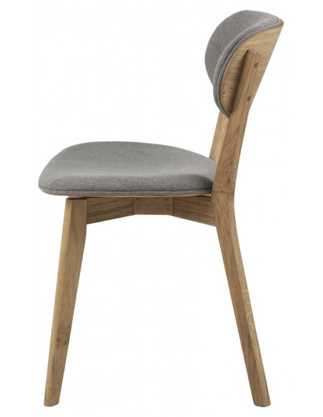 ACTONA KRZESŁO MINSK SZARE/ DĄB