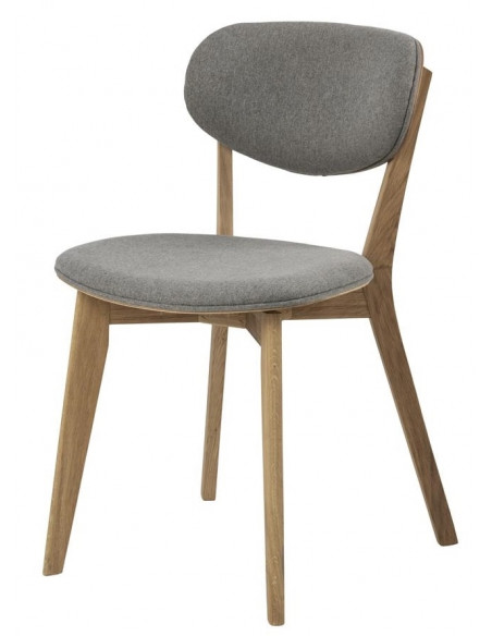 ACTONA KRZESŁO MINSK SZARE/ DĄB