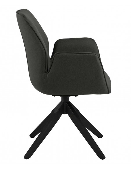 ACTONA KRZESŁO OBROTOWE AURA DARK GREY /BLACK AUTO RETURN