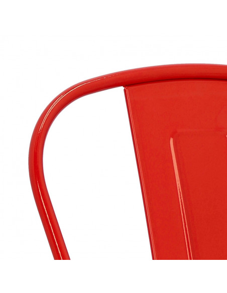 D2.DESIGN KRZESŁO PARIS WOOD CZERWONE SOSNA NATURA