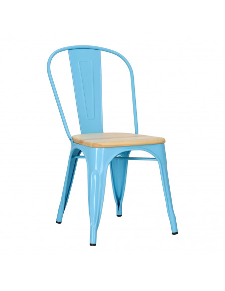 D2.DESIGN KRZESŁO PARIS WOOD NIEB. SOSNA NATURALNA