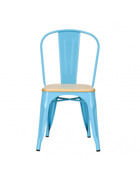 D2.DESIGN KRZESŁO PARIS WOOD NIEB. SOSNA NATURALNA