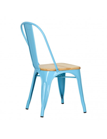 D2.DESIGN KRZESŁO PARIS WOOD NIEB. SOSNA NATURALNA