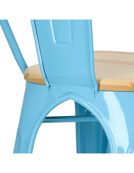 D2.DESIGN KRZESŁO PARIS WOOD NIEB. SOSNA NATURALNA