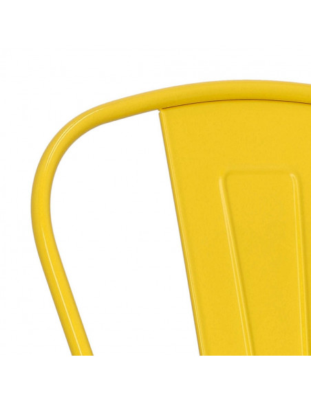 D2.DESIGN KRZESŁO PARIS WOOD ŻÓŁTE SOSNA NATURALNA