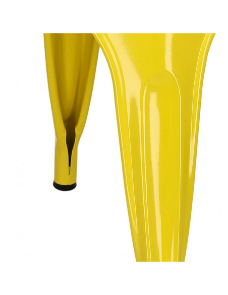 D2.DESIGN KRZESŁO PARIS ŻÓŁTE INSPIROWANE TOLIX