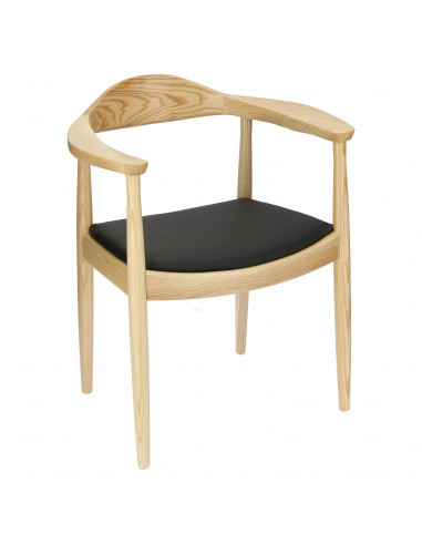 D2.DESIGN KRZESŁO PRESIDENT DREWNIANE NATURAL